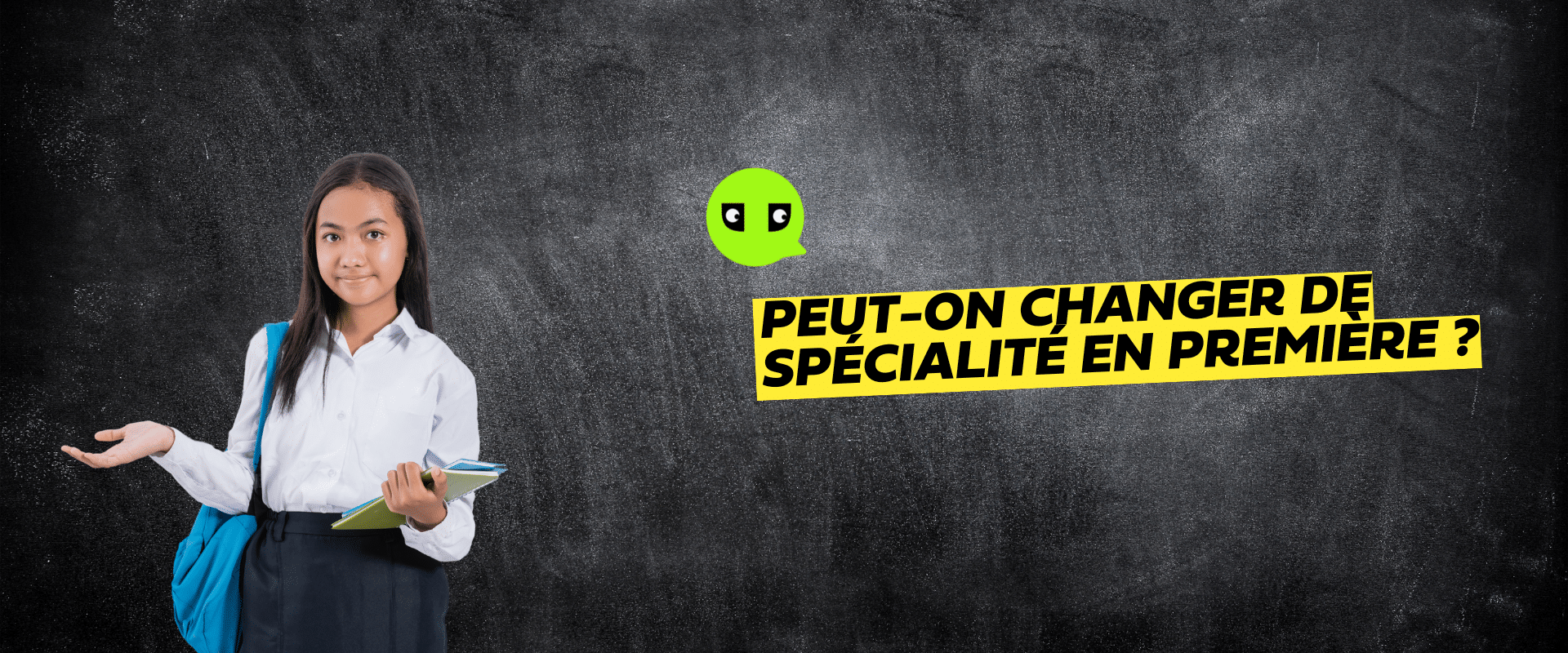 une lycéenne Peut-on changer de spécialité en Première ?