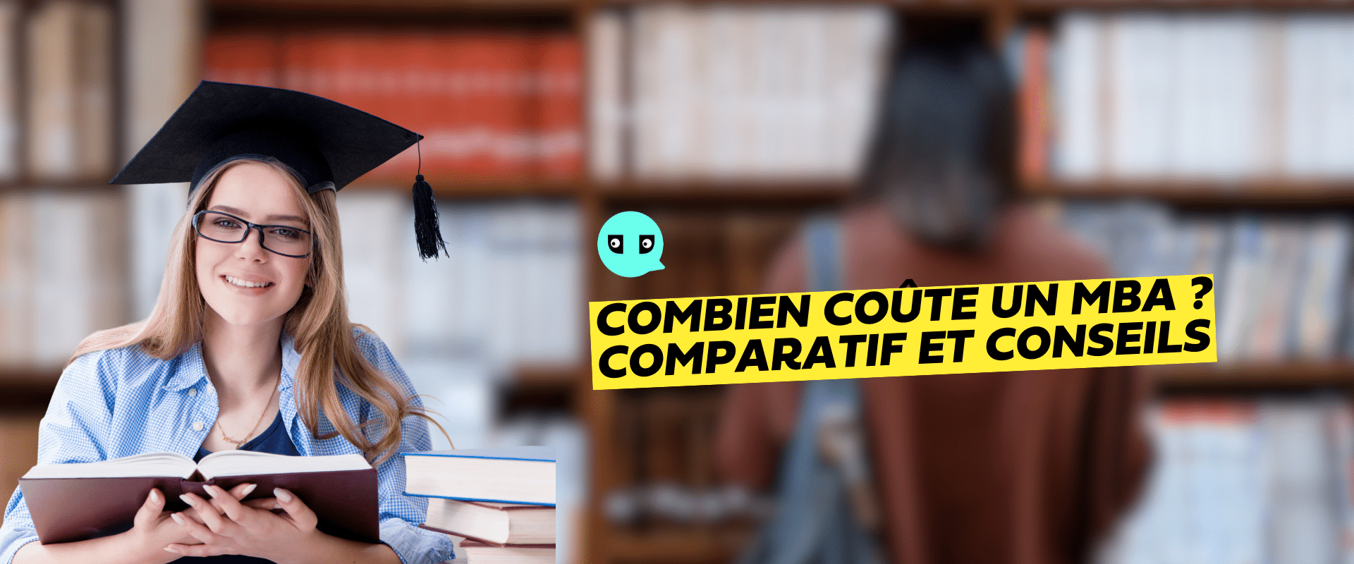 une fille avec un livre à la main Combien coûte un MBA ?